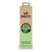 Beco Super Strong Unscented Poop Bags Single Roll (300 Pack) | For Dogs