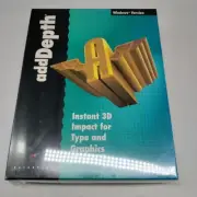 Fractal Design AddDepth & Guide PC create 3D type fonts graphics tool Add Depth