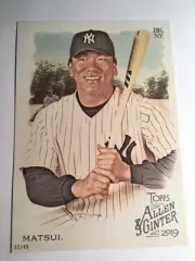 2019 Topps Allen & Ginter Jumbo 5x7 Hideki Matsui Yankees 276 05/49