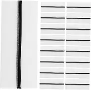 40pcs False Eyelashes Self-adhesive Strips Tape Self Adhesive Eyelashes Self Adhesive False Eyelashes Wispy Lash Strips Strip Eyelash Glue Natural Lashes Glue Strips Black Fiber