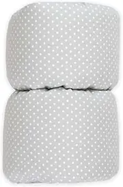 Pello Comfy Cradle Nursing Arm Cushion, Breastfeeding and Bottle Feeding Pillow, Head Support, Reversible Adjustable Nursing Cushion for Newborn. (Serenity/Light Gray)