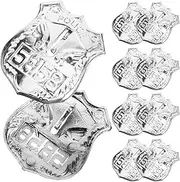 HEMOTON 10pcs Cosplay Props Badge for kid, Badge Pin Role Play Photo Prop
