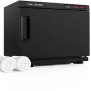 ADVWIN Hot Towel Warmer, 16L Bath Towel Warmer Cabinet, Black