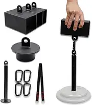 Lights Mountain Metal Pinch Block Grip Set with Loading Pin, Pinch Block Grip Workout Rock Climbing Power Grips Forearm Finger Exerciser Strength Training Strengthener Equipment