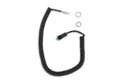 B&M Momentary Switch Green Button Spiral Cord