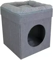 Large Cat Bed, Stackable Cat Cube, Indoor Cat House/Cat Condo, Cat Scratcher