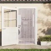 Transparent PVC Door Curtain 300 mm x 2.6 mm, 25 m Length - Durable Noise Reducing Barrier for Room Windows, Blackout & Light Control - Ideal for Bedrooms, Kitchens, Living Areas