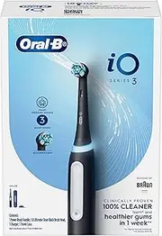 Oral-B iO Series 3 Rechargeable Electric Toothbrush, Black