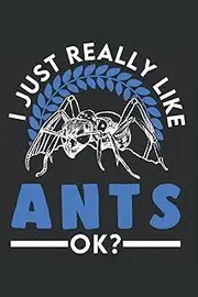 Ants Notebook: Ants Ant Farm Anthill Fire / 6x9 inches / 120 ruled sites