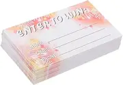 GRADENEVE Blank Ballots Cards 100 Sheets Raffle Ticket Sheets Multi-Purpose Voting Cards for Events