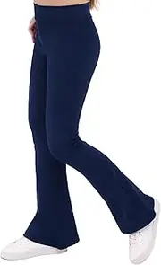 [Lilax] Girls Flare Leggings Dance Bottoms High Waisted Bootcut Yoga Pants