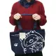 大賀屋 角落生物 手提包 手提袋 收納袋 購物袋 提袋 包包 帆布 貓 San-X 日貨 正版授權 J01180159