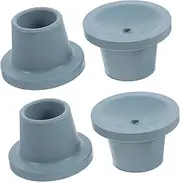 4pcs Sooth Chair Bath Chair Foot Cover Foot Stool Covers Shower Chair Accessories Shower Chair Supplies Bath Foot Covers Shower Chair Leg Cap Furniture Feet Protectors Rubber