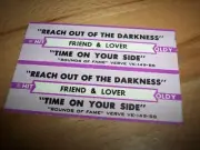 2 Friend & Lover Reach Out Of The Darkness/Time On Your Jukebox Title Strips