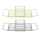 Extendable Bath Tub Rack Hot Tub Shelf Storage Caddy for Bathroom Tidy