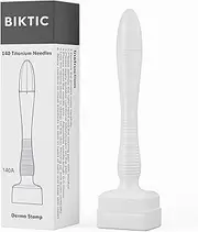 120 Titanium Derma Stamp,Microneedle Stamp 0.25 mm, Microneedling Roller for Men and Women Home Use