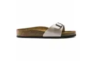 Birkenstock Madrid Birko-Flor Sandals - Regular - Graceful Pearl white