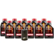 10L Motul 8100 X-MAX 0W40 Wix Filter Motor Oil Change Kit For Dodge Jeep API SN