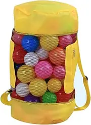 [COLLBATH] Mesh Beach Storage Bag s Boys and Girls Adults Drawstring Beach Toys Snacks Pool Toys Portable Lightweight