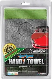 Nanoskin AUTOSCRUB Surface Prep Towel - General Grade 7" x 7" - Patented Clay Bar Replacement Tool to Remove Embedded Contaminants Before Wax & Coating | Safe for Painted Surface, Glass, Plastic,
