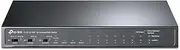 TP-Link 8-Port 10/100Mbps + 3-Port Gigabit Desktop Switch with 8-Port PoE+, 124W Budget, Up to 250m Transmission, PoE Auto Recovery, Plug & Play, No Configuration Required, Metal Casing (TL-SL1311MP)