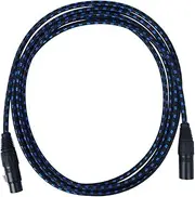 GREENADSCAPE 3 XLR Microphone Cable Pin Male to Female Cord Construction for Audio Transmission for Guitars and Audio Devices Stylish