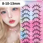 10 Pairs Natural Look Faux Mink Lashes Fake Eye Lashes for Everyday