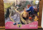 Thomas Kinkade Disney Dreams 300 pcs Beauty & The Beast Jigsaw Puzzle New USA