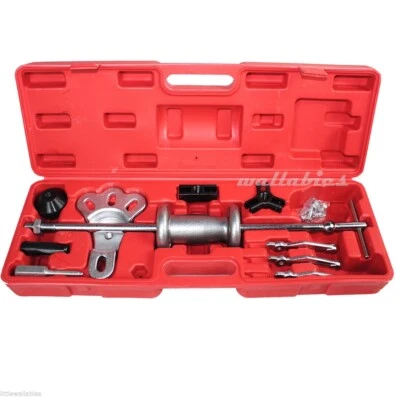 16Pc Axle Slide Hammer Dent Panel Puller Bearing Hub internal external Gear Kit