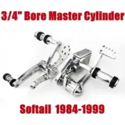 Polished Forward Controls For Harley Softail 1984-1999 Heritage Springer Fat Boy