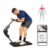 [EU Direct] HALYTUS Hookee Plus All-in-one Smart Fitness Equipment 5-100 lbs Resistance 20 Levels Adjustable Resistance