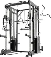 PMAX 5600 Home Gym Training Machine - All-in-One Strength Training System with Power Rack, Functional Trainer, Chin-Up & Dip Station, Low Row - Multi-Functional Workout Machine for Home Use
