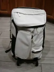 NEW/TAG TANGCORLE White/Black Travel Laptop Backpack for Men or Women Waterproof