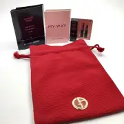 NIP Armani Lipstick 104 SELFLESS Mini Eyes To Kill Classico My Way + Makeup Bag