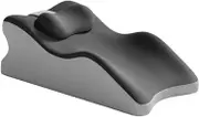 ＫＬＫＣＭＳ Leg Pillow Support Cushion Equipment Detachable Pillow Cover Feet Pillow Memory Foam Pillow for Camping Home Travel Reading, Dark Gray