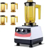 Commercial Smoothie Makers,1200ML Multifunctional Ice Crusher Milkshake Smoothie Blender with 4 Cups,Tea Brewing Machine Shaker Machine Smoothie Maker Cream/Milk Mixer