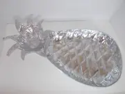 New Polished Aluminum Beatriz Ball Pinneapple Chip Dip Tray