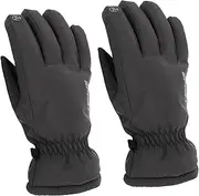 [Anneome] 1 Pair Ski Gloves Mens Motorcycle Gloves Touch Screen Gloves for Men Leather Riding Gloves Ski Mittens Shooting Gloves Snow Gloves Cloth Black Multipurpose Gloves Wind-Proof Gloves