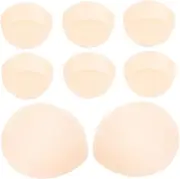 [FOMIYES] 8Pcs Sports Inserts Pads Skin Friendly and Breathable Pads for Swimsuits Backless Dresses and Everyday Wear Reusable and Washable Design