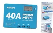 40 Amp MPPT 12V/24V DC Input Solar Charge Controller with Built-in Bluetooth