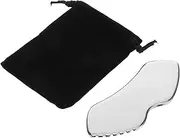 SHERCHPRY 1 Set Scraping Board Face Gua Tool Arms Gua Tool Body Scraping Tool Face Massage Board Facial Gua Tool Scraping Tool for Back Facial Gua Board Stainless Steel