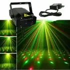Mini Laser Projector Stage Lights LED R/G Lighting Xmas Party KTV DJ Disco Light