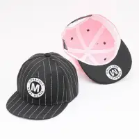 在飛比找蝦皮購物優惠-韓版 條紋M標款童帽/棒球帽
