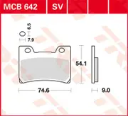 TRW Lucas Sintered lining MCB693SH