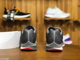 Nike 耐克 ZOOM WINFLO 5 灰色 編織 輕量 透氣 休閒 慢跑鞋 AA74