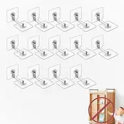 14 Pairs Adhesive Furniture Wall Anchors No Drill, sygreatweek Anti Tip Furniture Straps Kit for Baby Proofing, Secure Bookcase Dresser Shelf Cabinet to Wall for Child Safety - Removable, No Screw