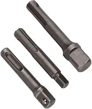 KLKVTGWGZK 5pcs/Set SDS to 1/4 3/8 1/2 Hex Shank Screwdriver Holder Drill Bit Adaptor Tool Parts