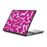 MacBook Air 13-inch (M2 - M4) Impact Case Pink Abstract Shapes by Corey Paige Designs