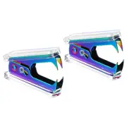 Staple Remover, 2 Pcs Jaw Style Staple Puller Tool with Plastic Box, Rainbow