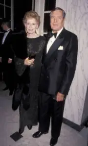 Alexis Smith & Craig Stevens at AmFar Benefit - December 10, - 1991 Old Photo 1